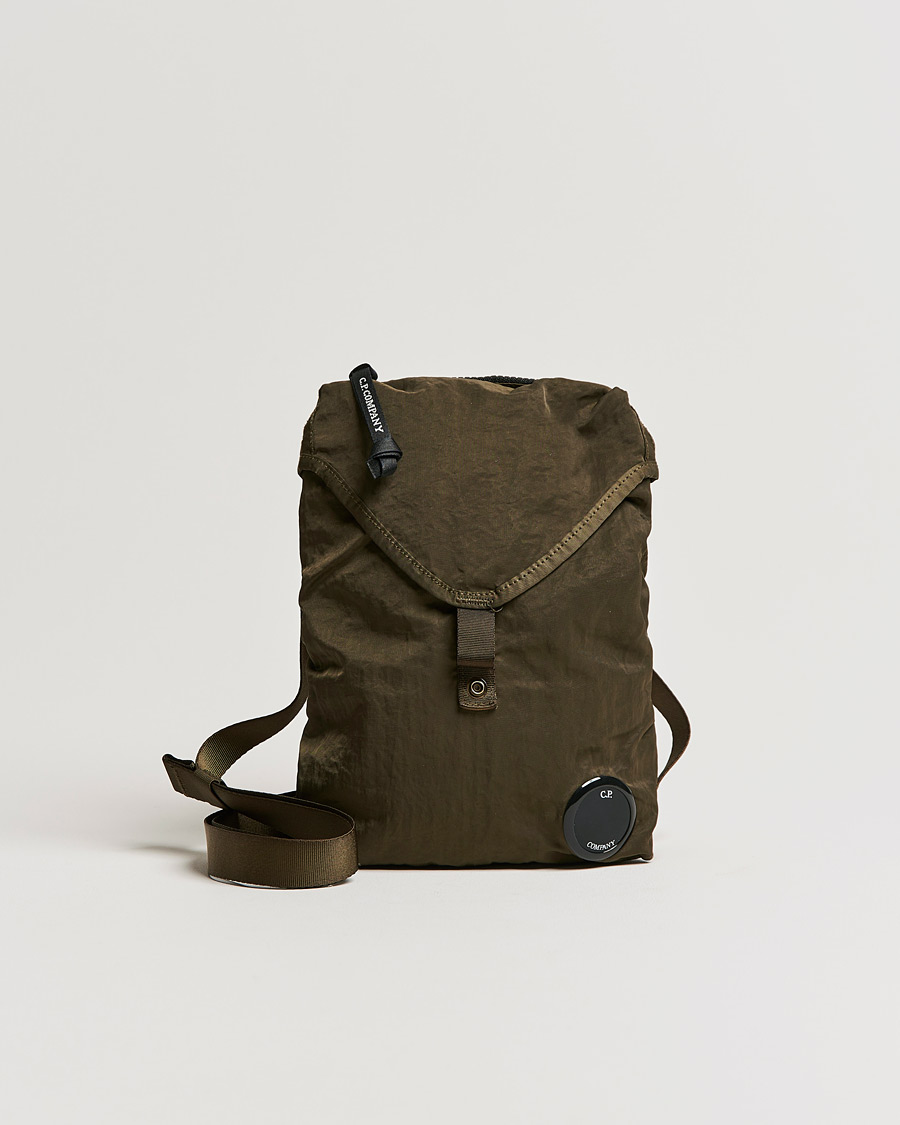 Herre | C.P. Company Nylon B Shoulder Bag Olive | C.P. Company | Nylon B Shoulder Bag Olive