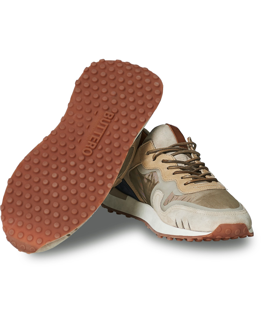 Herre | Buttero Futura Running Sneaker Beige Multi | Buttero | Futura Running Sneaker Beige Multi
