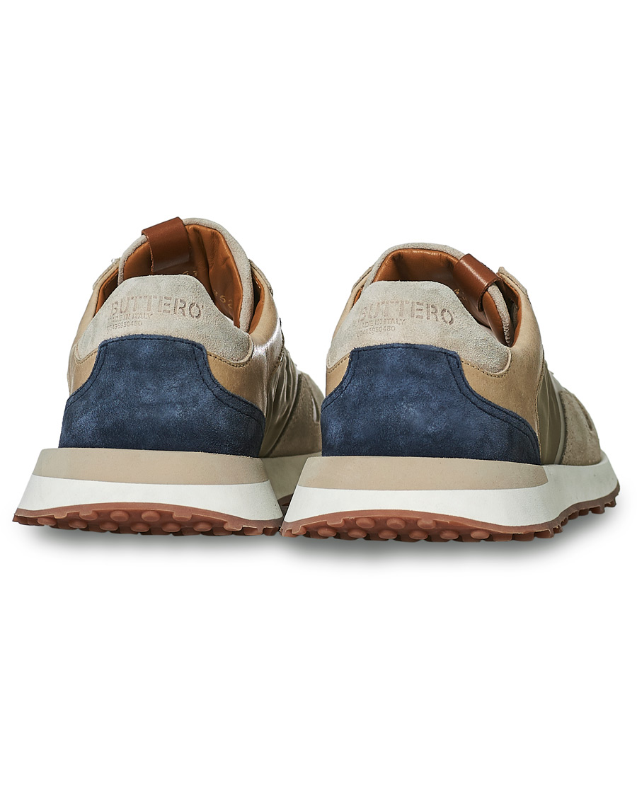 Herre | Buttero Futura Running Sneaker Beige Multi | Buttero | Futura Running Sneaker Beige Multi