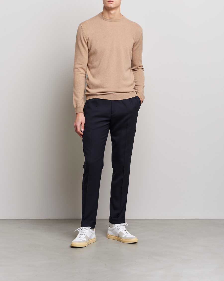 Herre | Trøjer | People's Republic of Cashmere | Cashmere Roundneck Camel