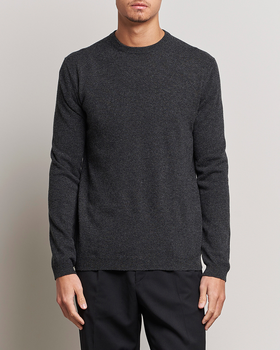 Herre | Trøjer | People's Republic of Cashmere | Cashmere Roundneck Dark Grey