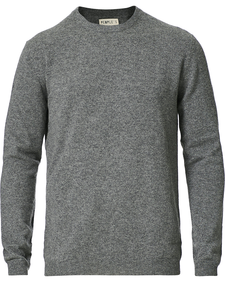 Herre | Trøjer | People's Republic of Cashmere | Cashmere Roundneck Heather Grey