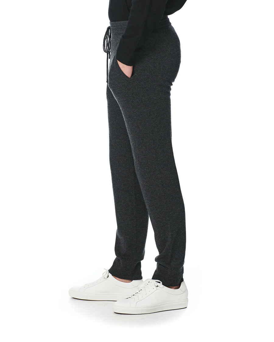 Herre | Bukser | People's Republic of Cashmere | Cashmere Sweatpants Dark Grey