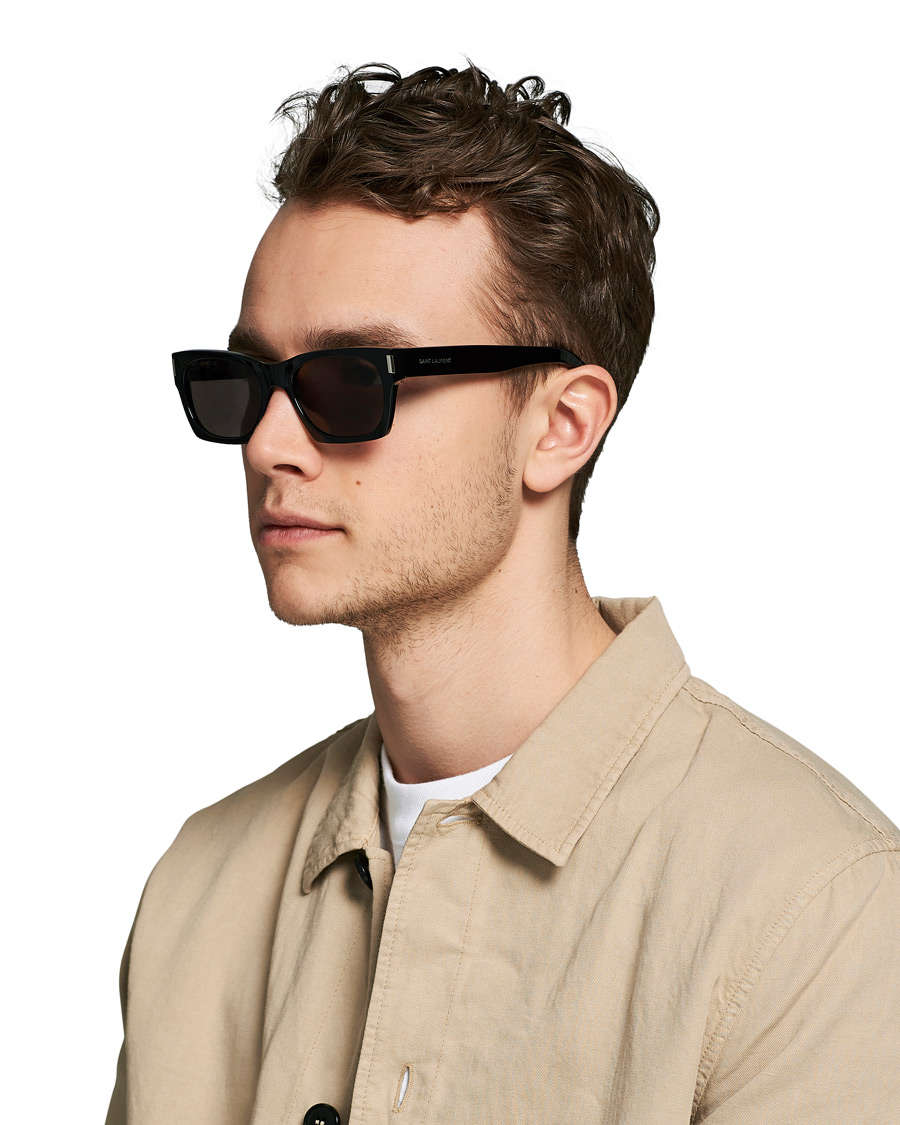 Herre | Firkantede solbriller | Saint Laurent | SL 402 Sunglasses Black