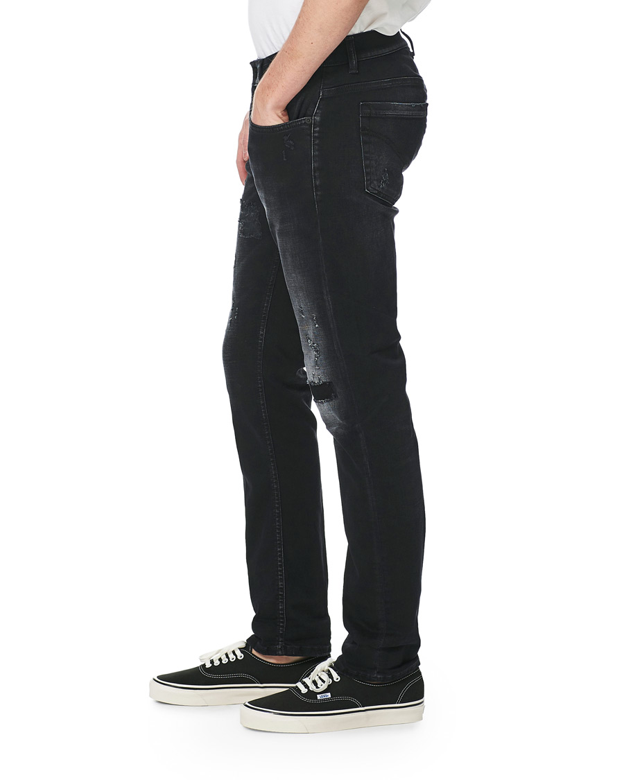 Herre | Jeans | Dondup | George Jeans Destroyed Black