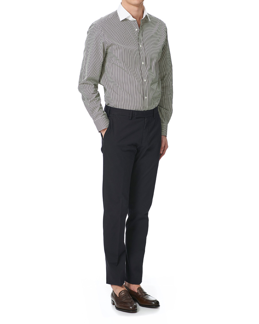 Herre | Skjorter | Ralph Lauren Purple Label | Bengal Striped Shirt Brown/Cream