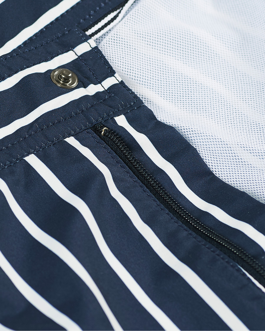 Herre | Badebukser | Ralph Lauren Purple Label | Riviera Swim Trunks Navy/White