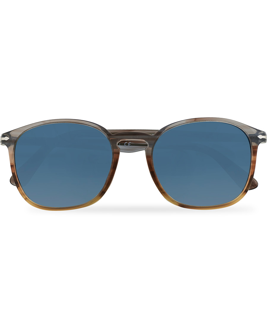 Herre |  | Persol | 0PO3215S Sunglasses Brown/Gradient Blue