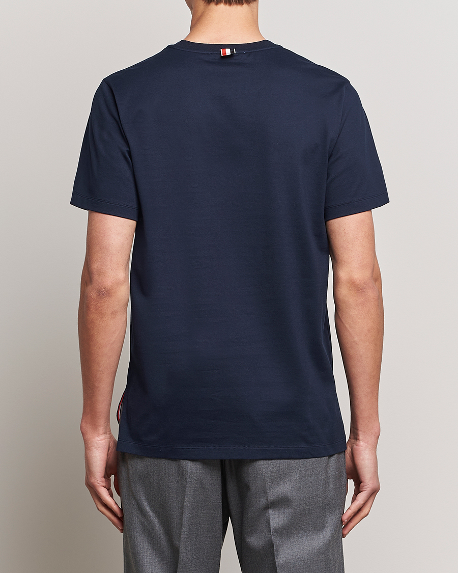 Herre | T-Shirts | Thom Browne | Relaxed Fit T-Shirt Navy