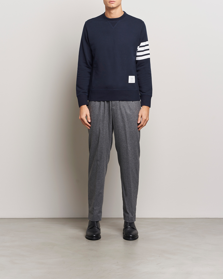 Herre | Trøjer | Thom Browne | 4 Bar Sweatshirt Navy