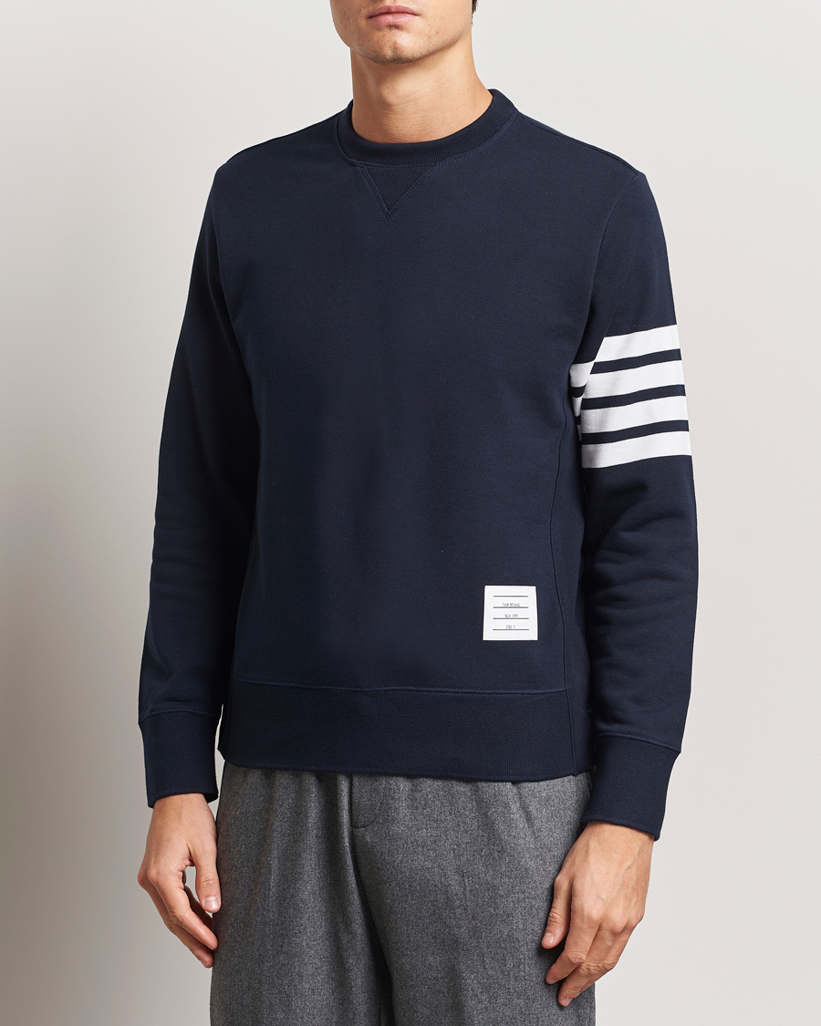 Herre | Trøjer | Thom Browne | 4 Bar Sweatshirt Navy