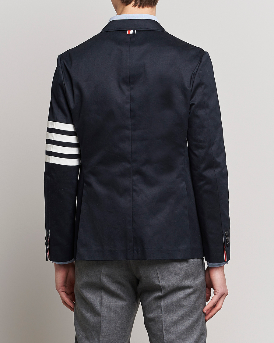 Herre | Blazere & jakker | Thom Browne | Unconstructed Cotton Blazer Navy