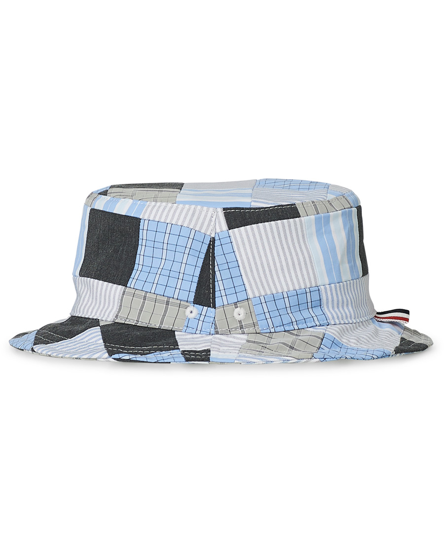 Herre | Thom Browne Bucket Hat Grey Patchwork | Thom Browne | Bucket Hat Grey Patchwork