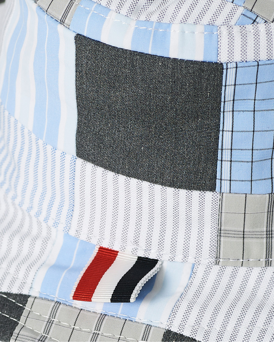 Herre | Thom Browne Bucket Hat Grey Patchwork | Thom Browne | Bucket Hat Grey Patchwork