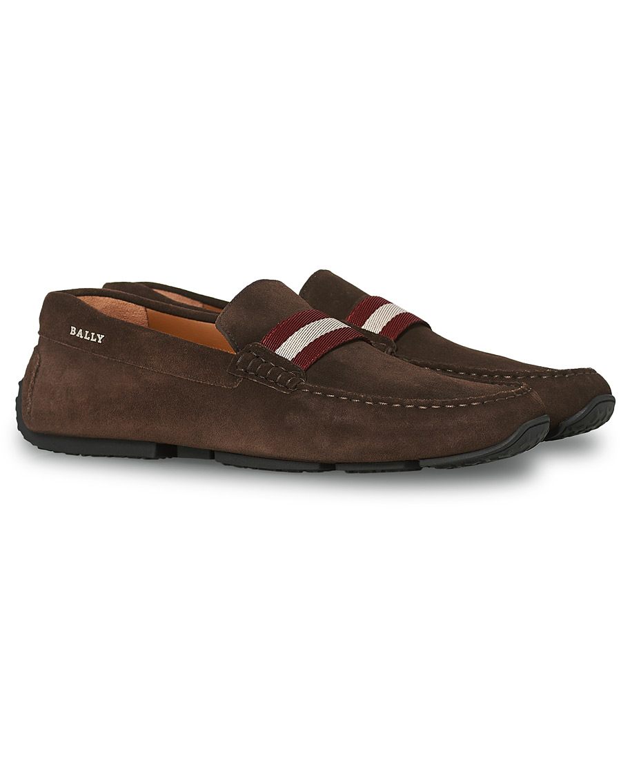 Herre | Bally Pearce Car Shoe Brown Suede | Bally | Pearce Car Shoe Brown Suede
