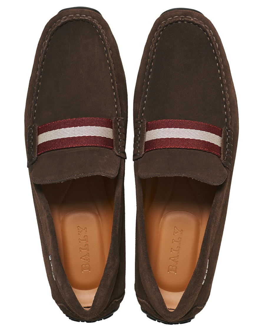 Herre | Bally Pearce Car Shoe Brown Suede | Bally | Pearce Car Shoe Brown Suede