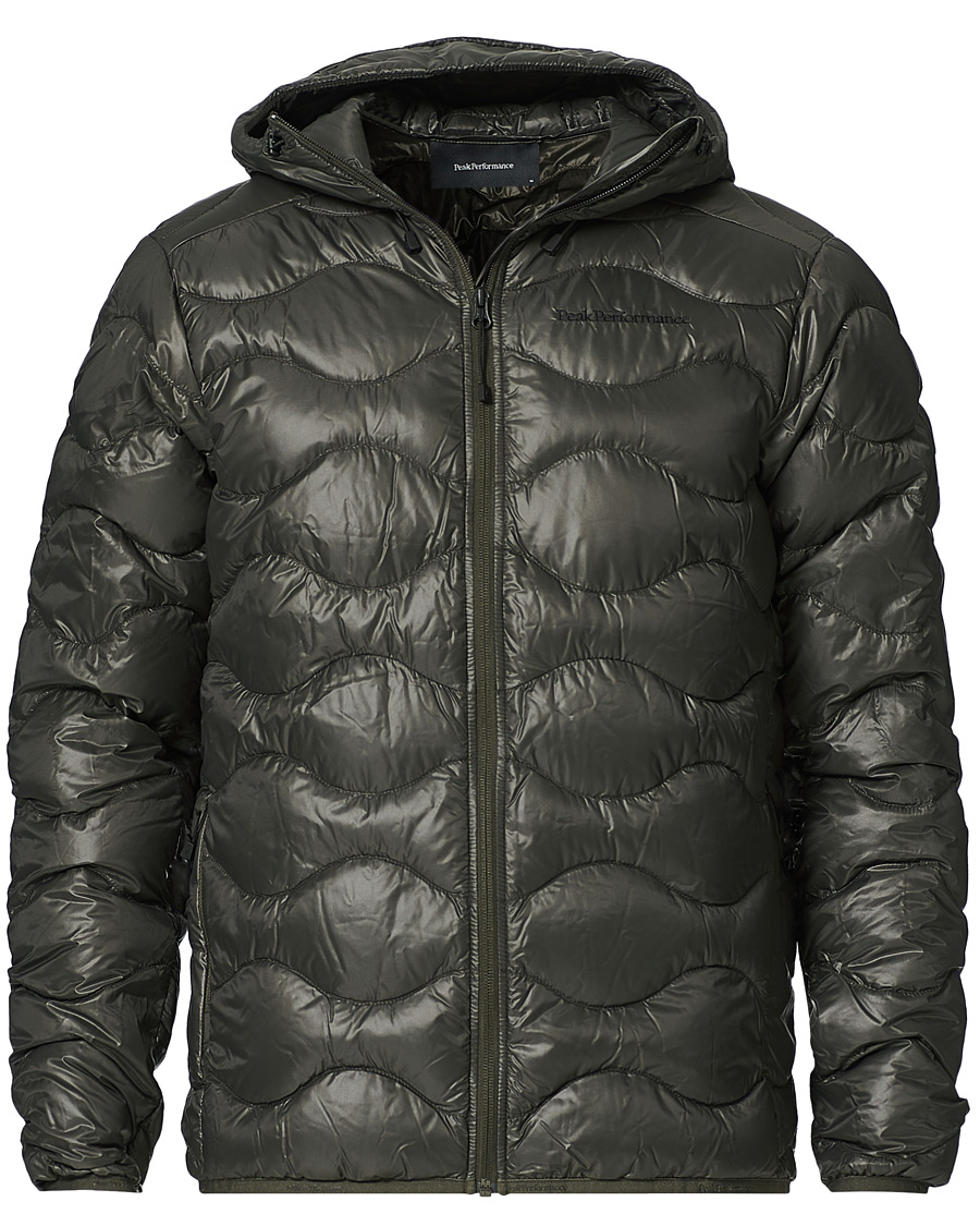 Herre | Jakker | Peak Performance | Helium Hooded Jacket Black Olive