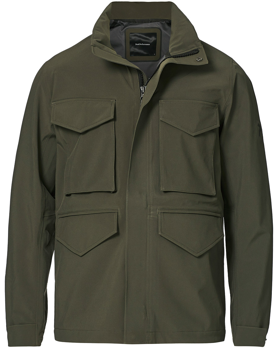 Herre | Jakker | Peak Performance | Softshell Field Jacket Black Olive