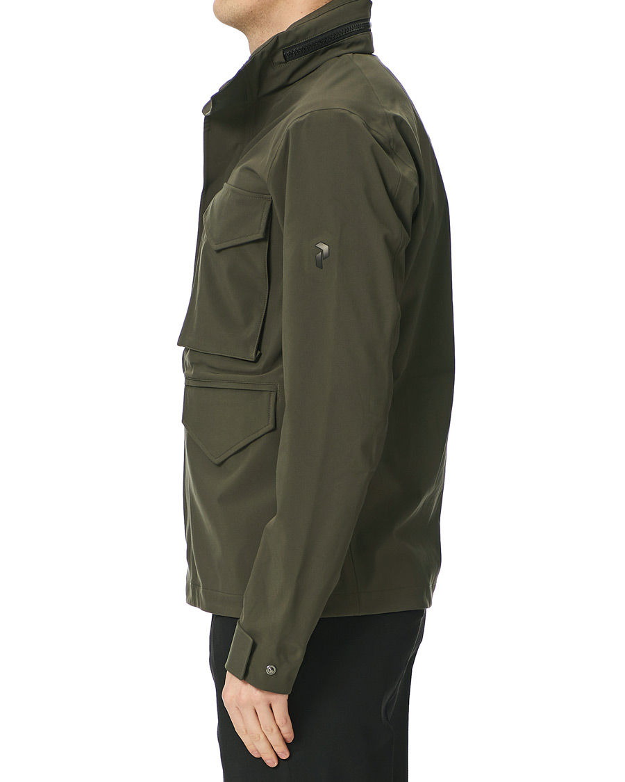 Herre | Jakker | Peak Performance | Softshell Field Jacket Black Olive