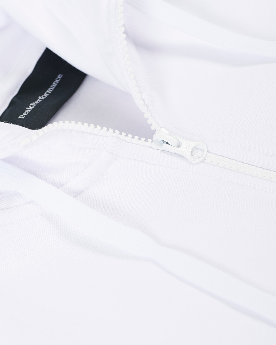 Herre | Trøjer | Peak Performance | Original Logo Full Zip Hoodie White