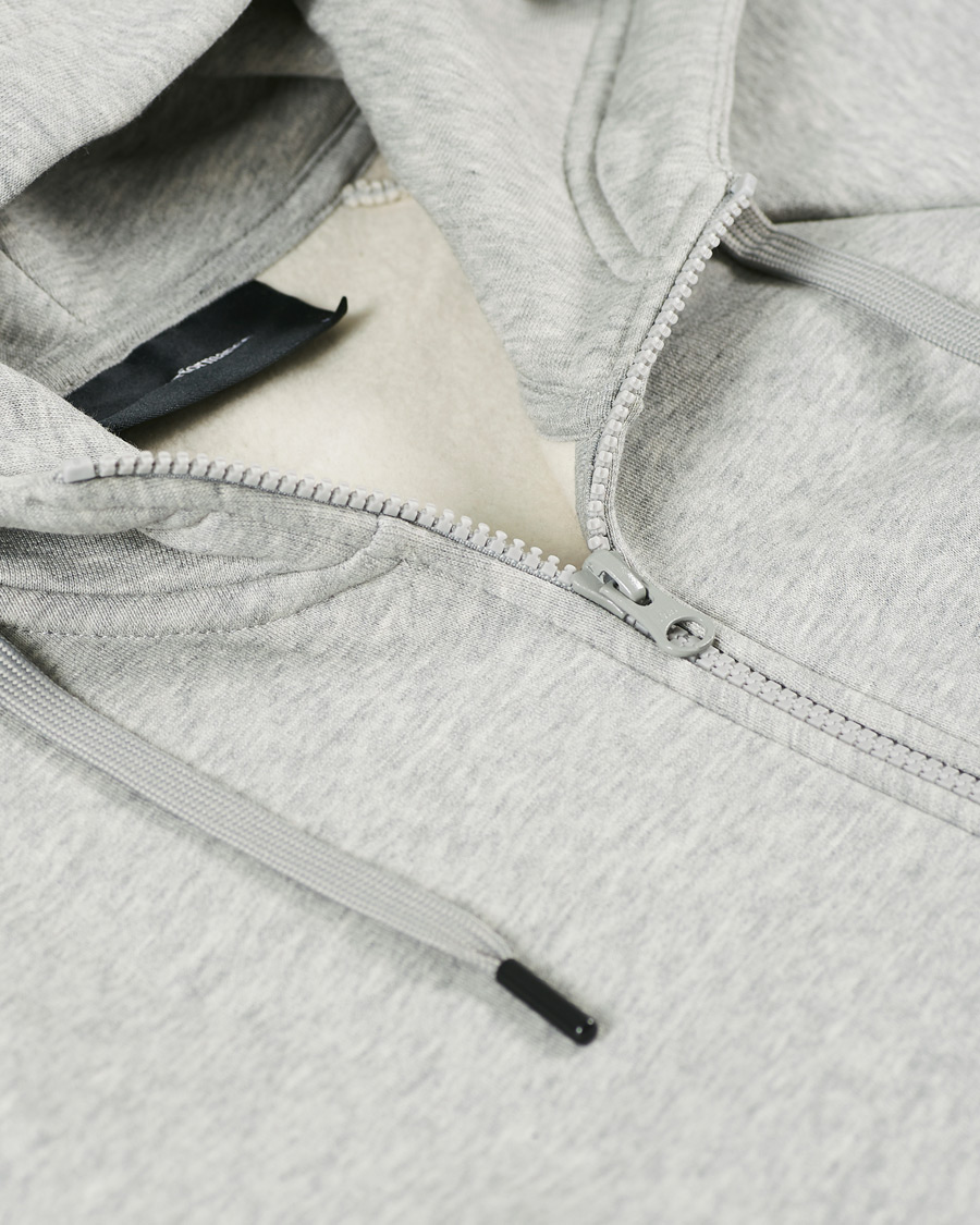 Herre | Trøjer | Peak Performance | Original Logo Full Zip Hoodie Grey Melange