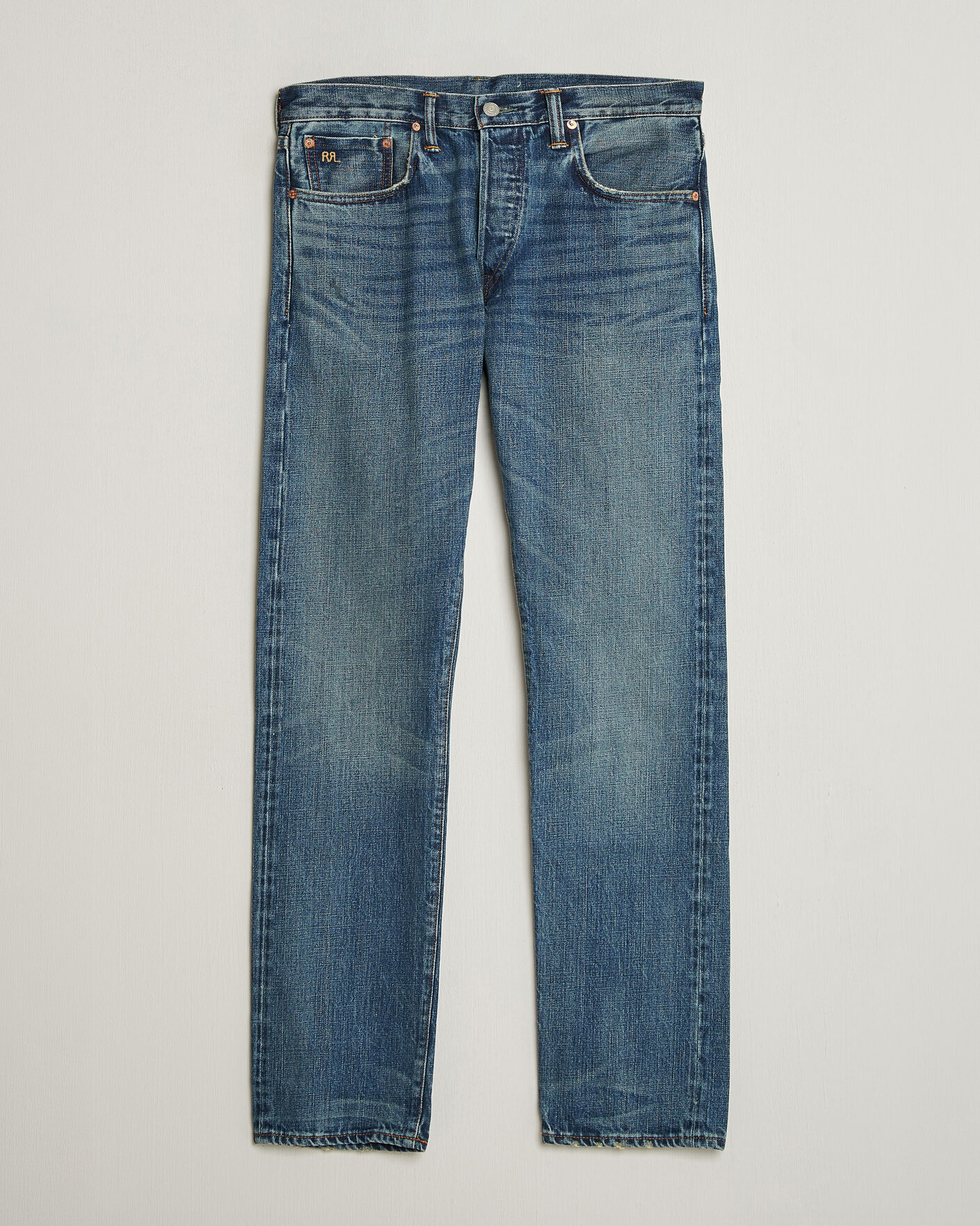 Herre | Bukser | RRL | Slim Fit Selvedge Denim Hillsview Wash
