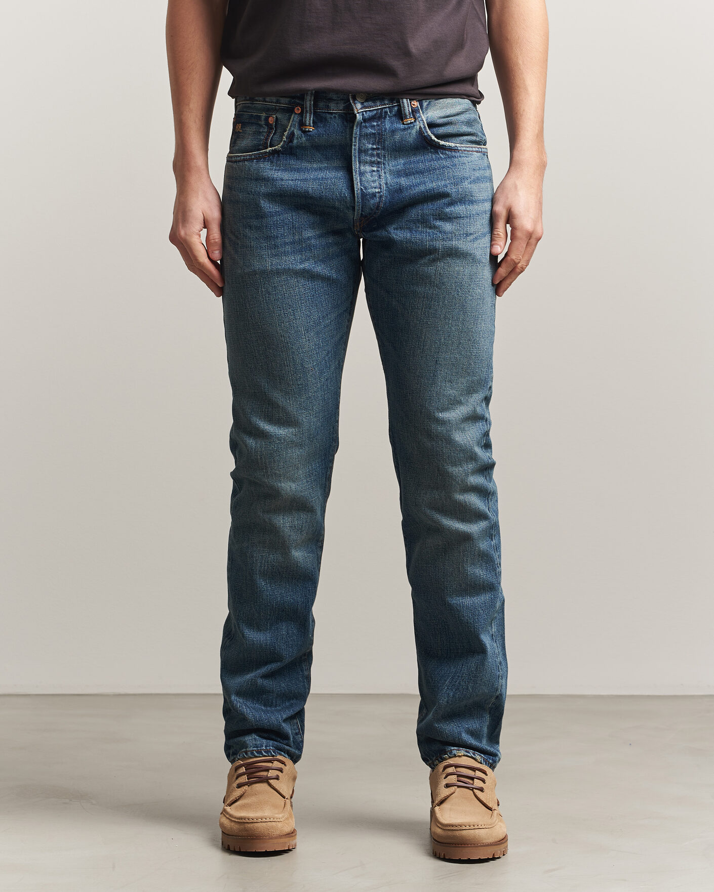 Herre | Jeans | RRL | Slim Fit Selvedge Denim Hillsview Wash