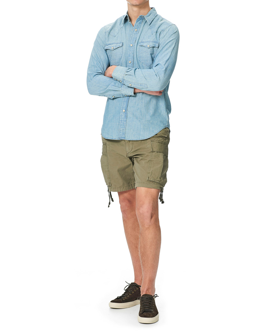 Herre | Shorts | RRL | Regiment Cargo Shorts Shelter Green