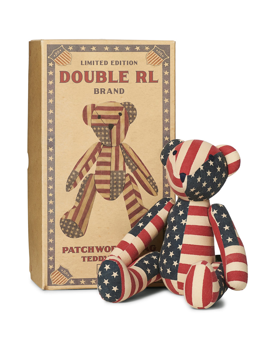 Herre | RRL Teddy Bear Limited Edition Patchwork Flag | RRL | Teddy Bear Limited Edition Patchwork Flag