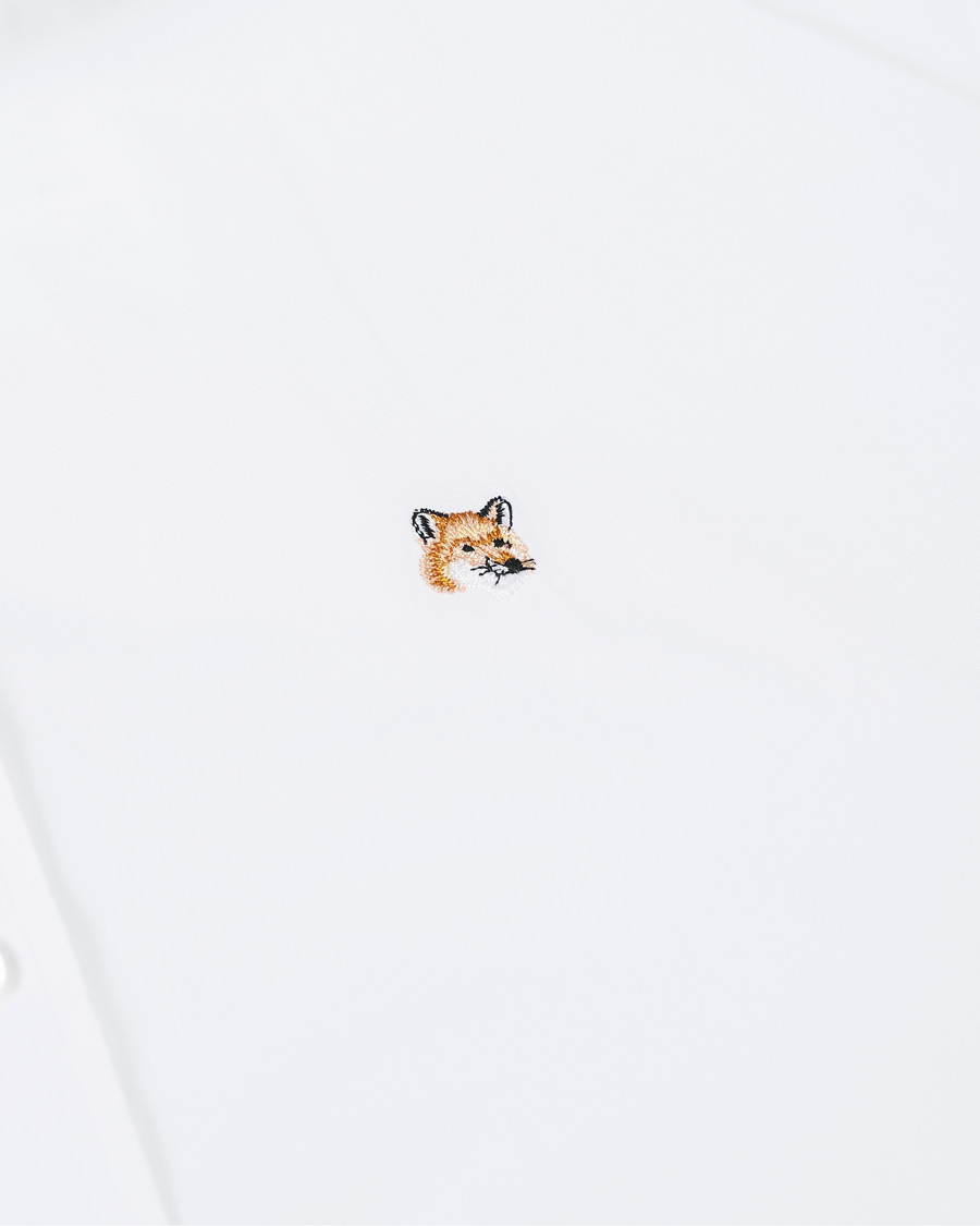 Herre | Skjorter | Maison Kitsuné | Fox Head Oxford Shirt White