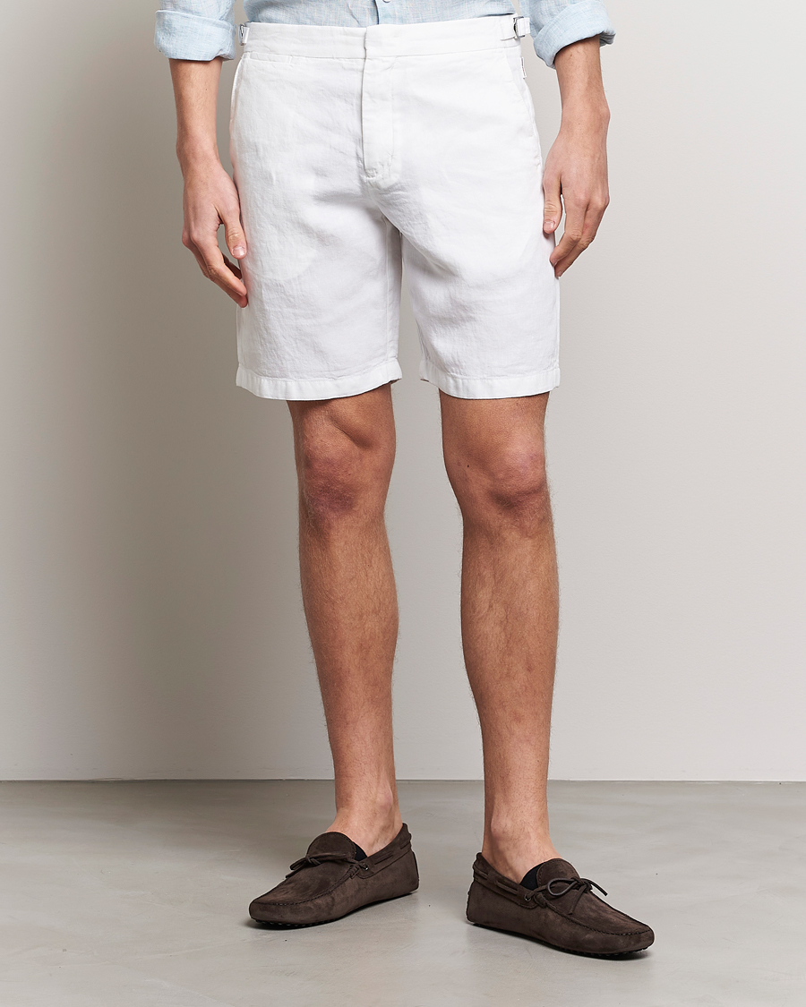 Herre |  | Orlebar Brown | Norwich Linen Shorts White