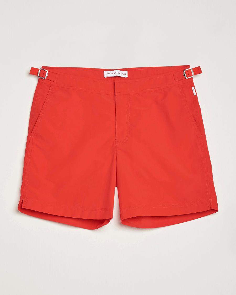 Herre |  | Orlebar Brown | Bulldog II Medium Length Swim Shorts Rescue Red