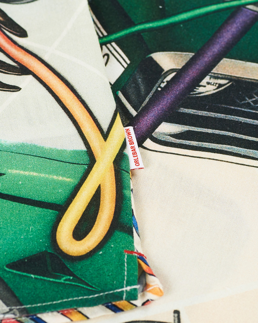 Herre | Skjorter | Orlebar Brown | Travis Peter Philips Print Resort Shirt Front Axle