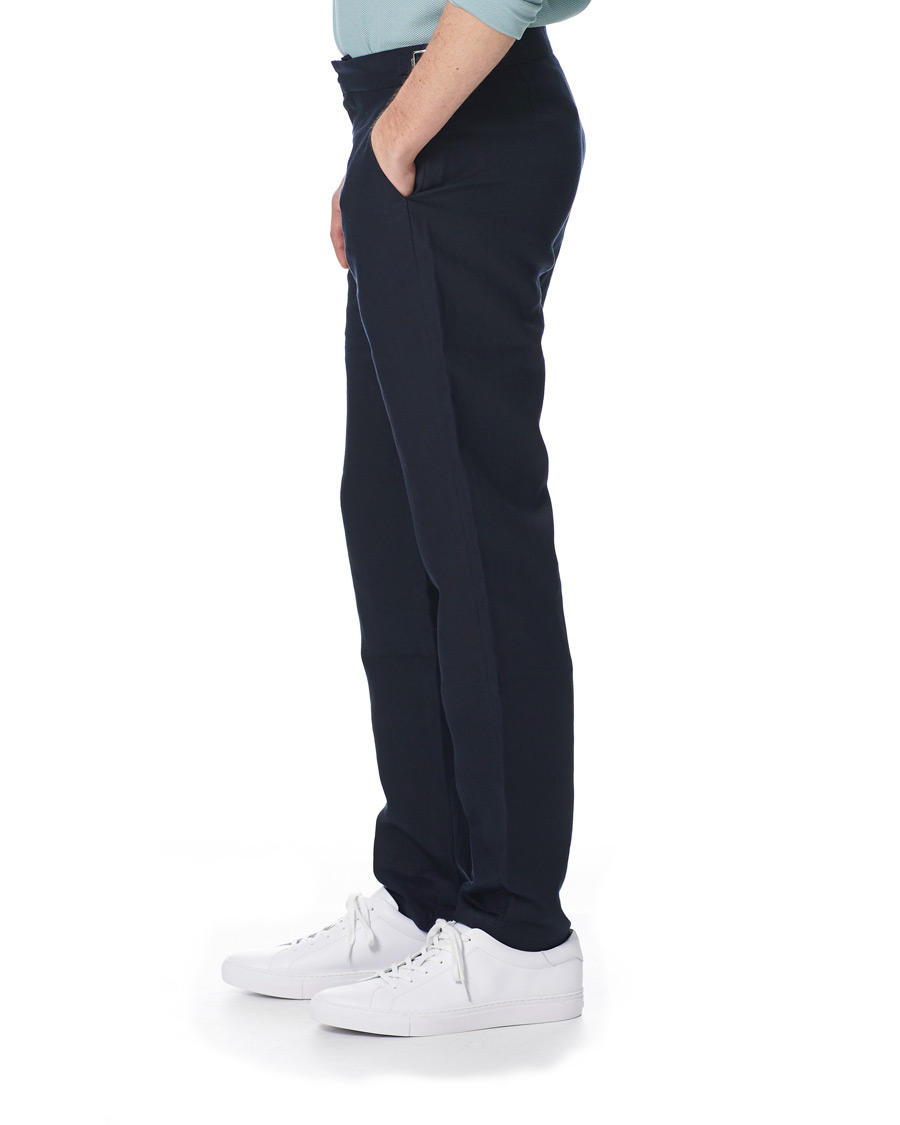 Herre | Bukser | Orlebar Brown | Griffon Linen Trousers Navy