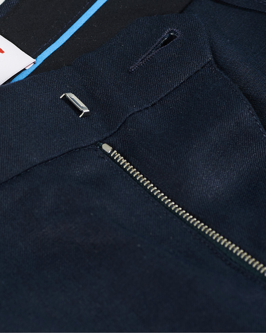 Herre | Bukser | Orlebar Brown | Griffon Linen Trousers Navy
