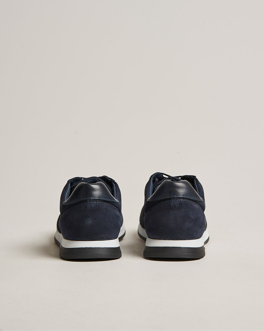 Herre | Sneakers | Loake Shoemakers | Bannister Running Sneaker Navy Suede