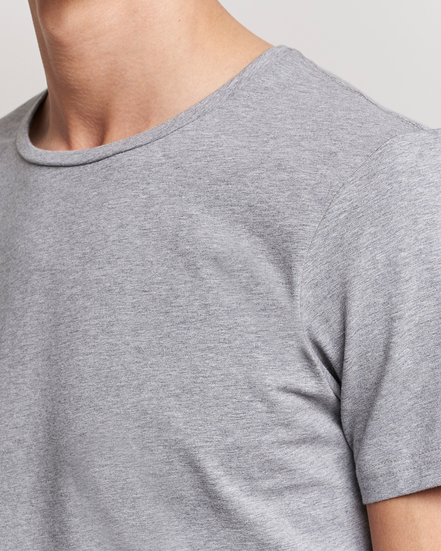 Herre | T-Shirts | Bread & Boxers | 4-Pack Crew Neck Tee White/Black/Grey/Navy