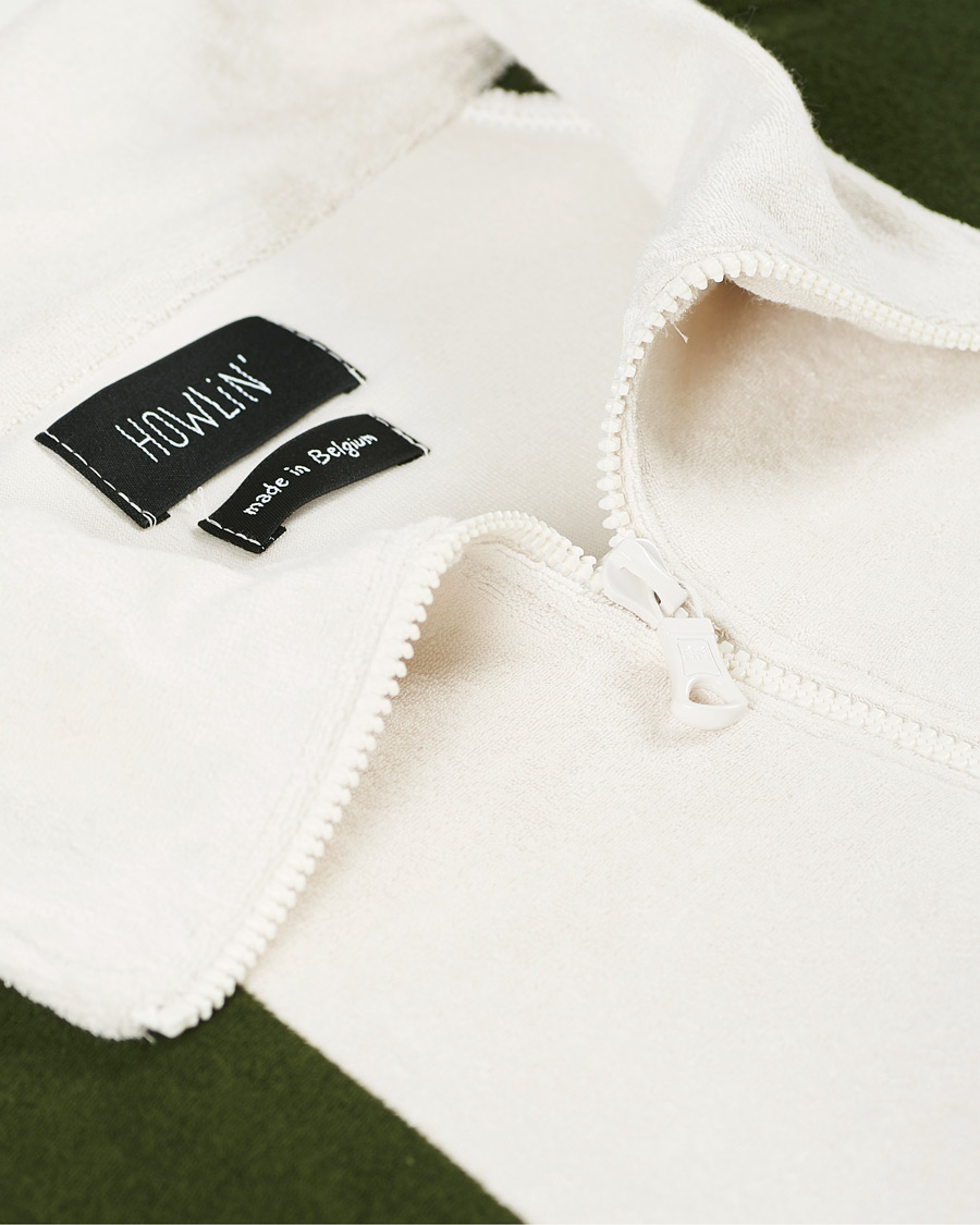 Herre | Trøjer | Howlin' | Long Sleeve Terry Zip Sweat Dark Green