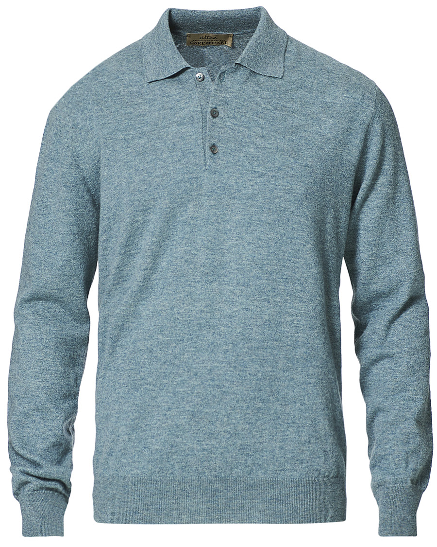 Herre | Trøjer | Altea | Todd & Duncan Cashmere Polo Oribe Green
