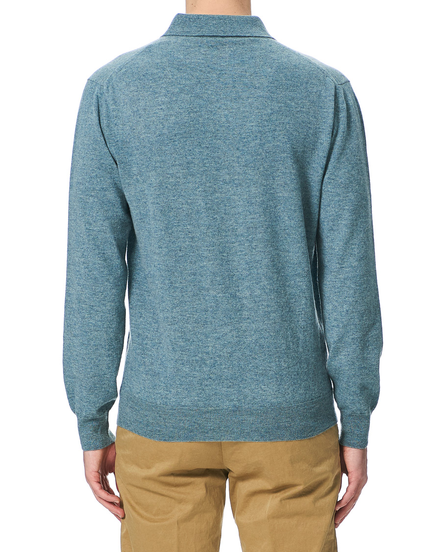 Herre | Trøjer | Altea | Todd & Duncan Cashmere Polo Oribe Green
