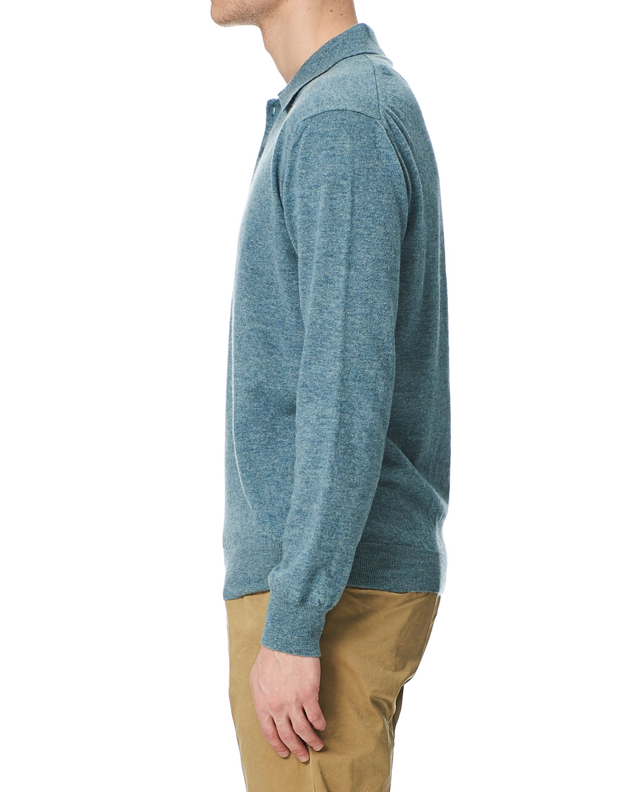 Herre | Trøjer | Altea | Todd & Duncan Cashmere Polo Oribe Green