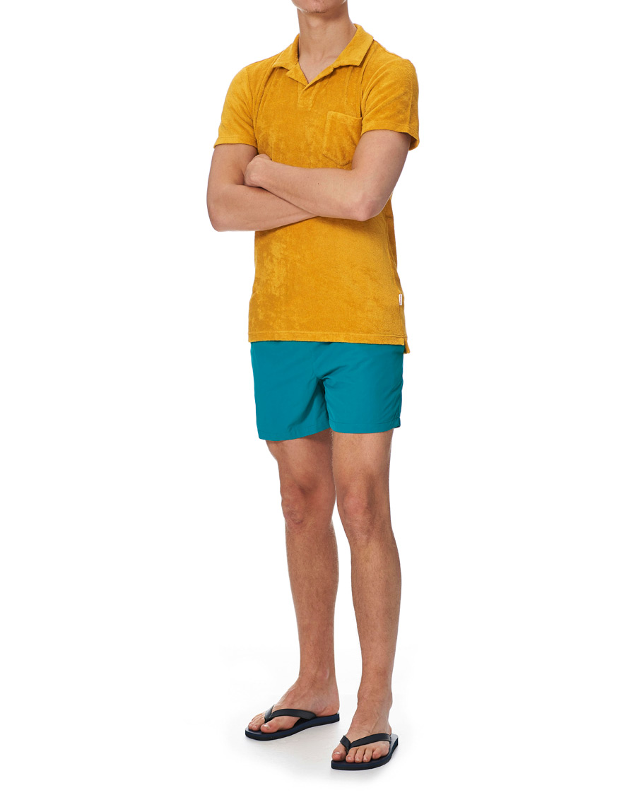 Herre | Badebukser | Ripa Ripa | Plain Swim Shorts Aqua Blue