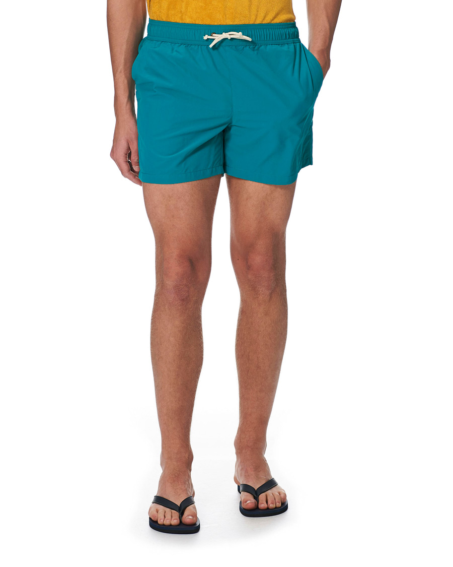 Herre | Badebukser | Ripa Ripa | Plain Swim Shorts Aqua Blue
