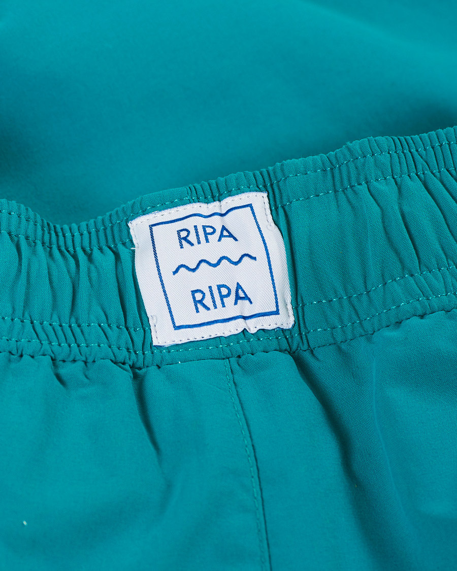 Herre | Badebukser | Ripa Ripa | Plain Swim Shorts Aqua Blue