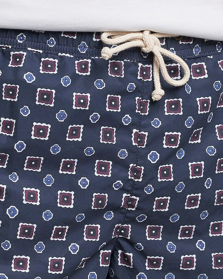Herre | Badebukser | Ripa Ripa | Scirocco Printed Swimshorts Blue