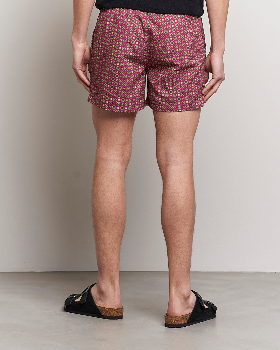 Herre | Badebukser | Ripa Ripa | Nicola Radano Colab Printed Swimshorts Bordeaux