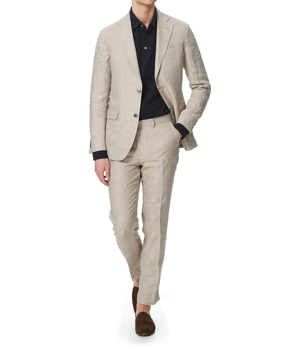 Herre | Blazere & jakker | Oscar Jacobson | Egel Linen Blazer Beige