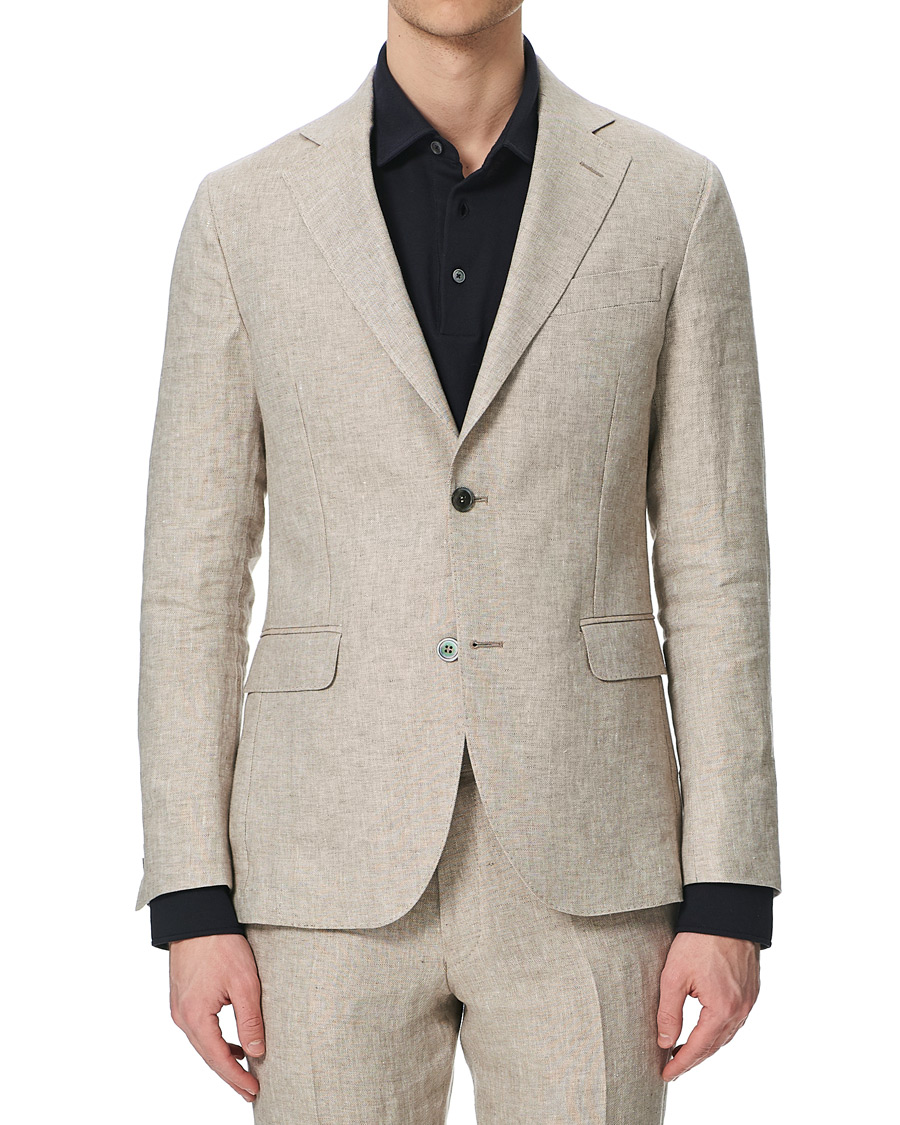 Herre | Blazere & jakker | Oscar Jacobson | Egel Linen Blazer Beige