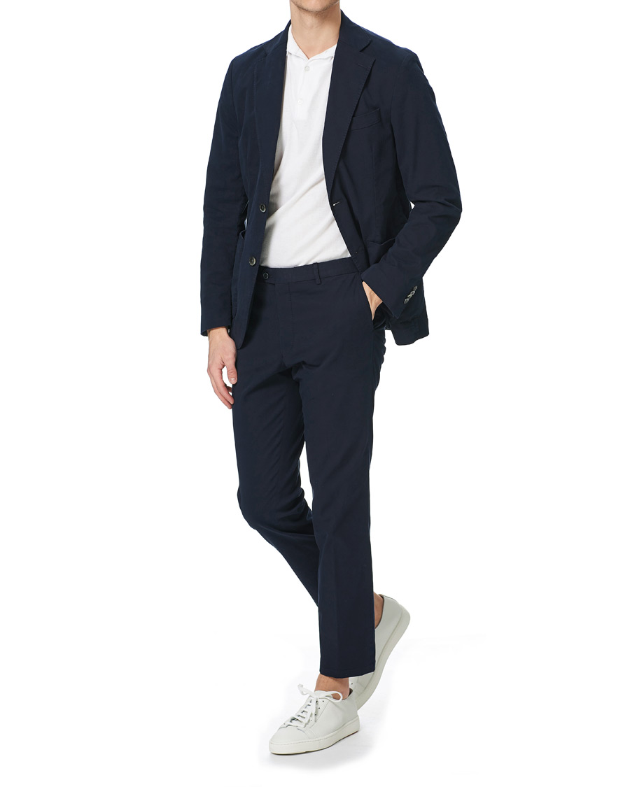 Herre | Blazere & jakker | Oscar Jacobson | Egel Cotton Blazer Navy