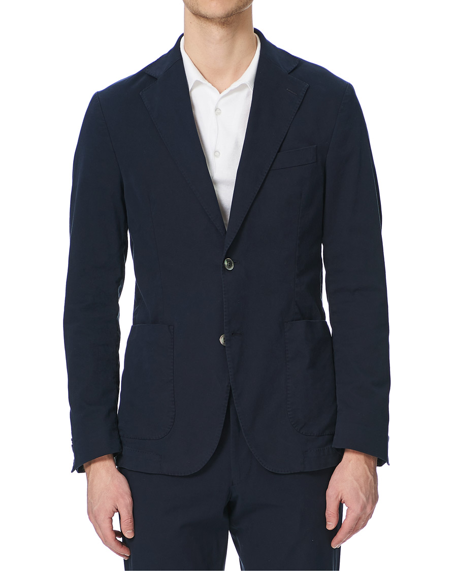 Herre | Blazere & jakker | Oscar Jacobson | Egel Cotton Blazer Navy